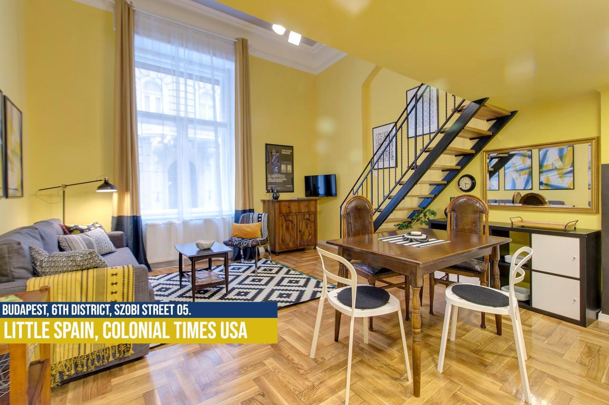 Little Americas Usa Colonial Times Apartments บูดาเปสต์ ภายนอก รูปภาพ