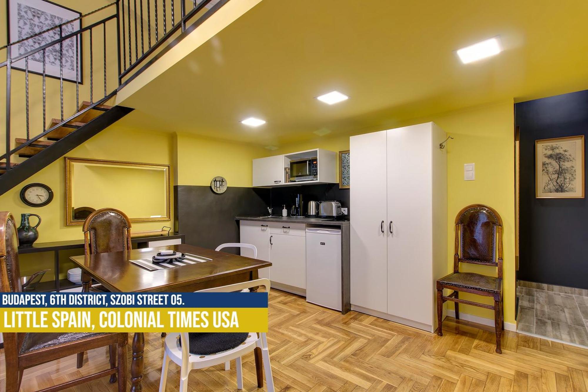 Little Americas Usa Colonial Times Apartments บูดาเปสต์ ภายนอก รูปภาพ