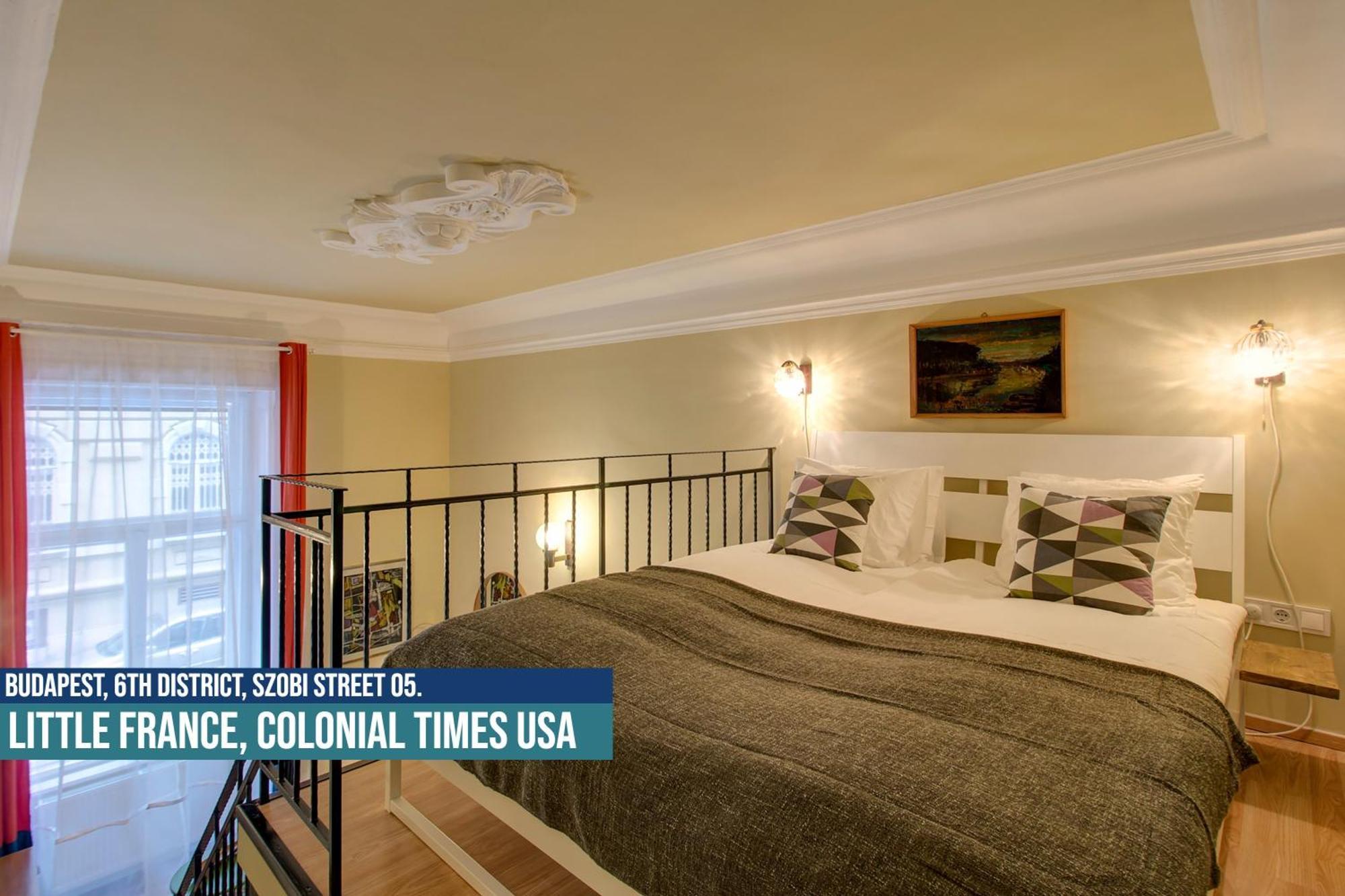 Little Americas Usa Colonial Times Apartments บูดาเปสต์ ภายนอก รูปภาพ