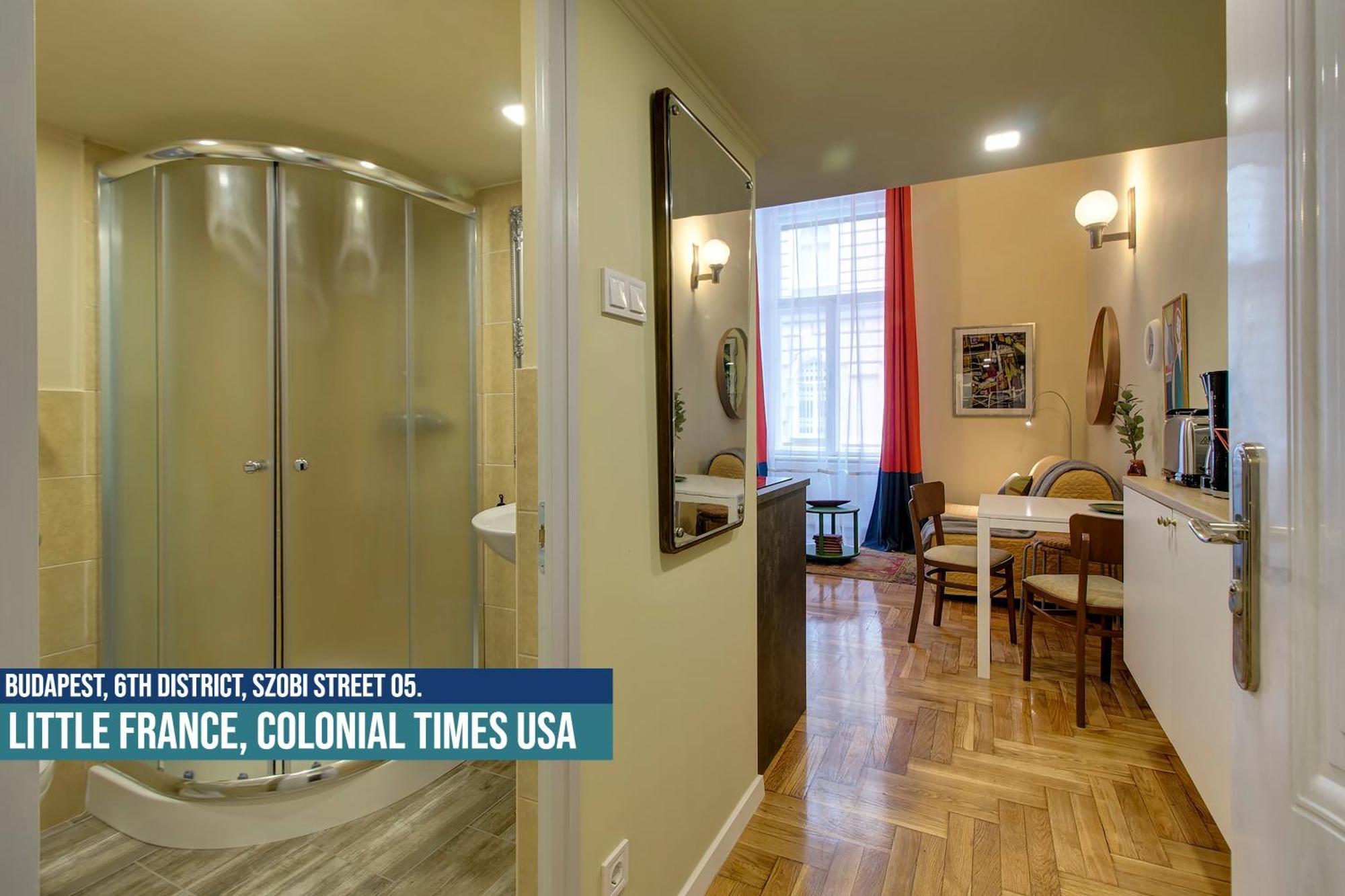 Little Americas Usa Colonial Times Apartments บูดาเปสต์ ภายนอก รูปภาพ