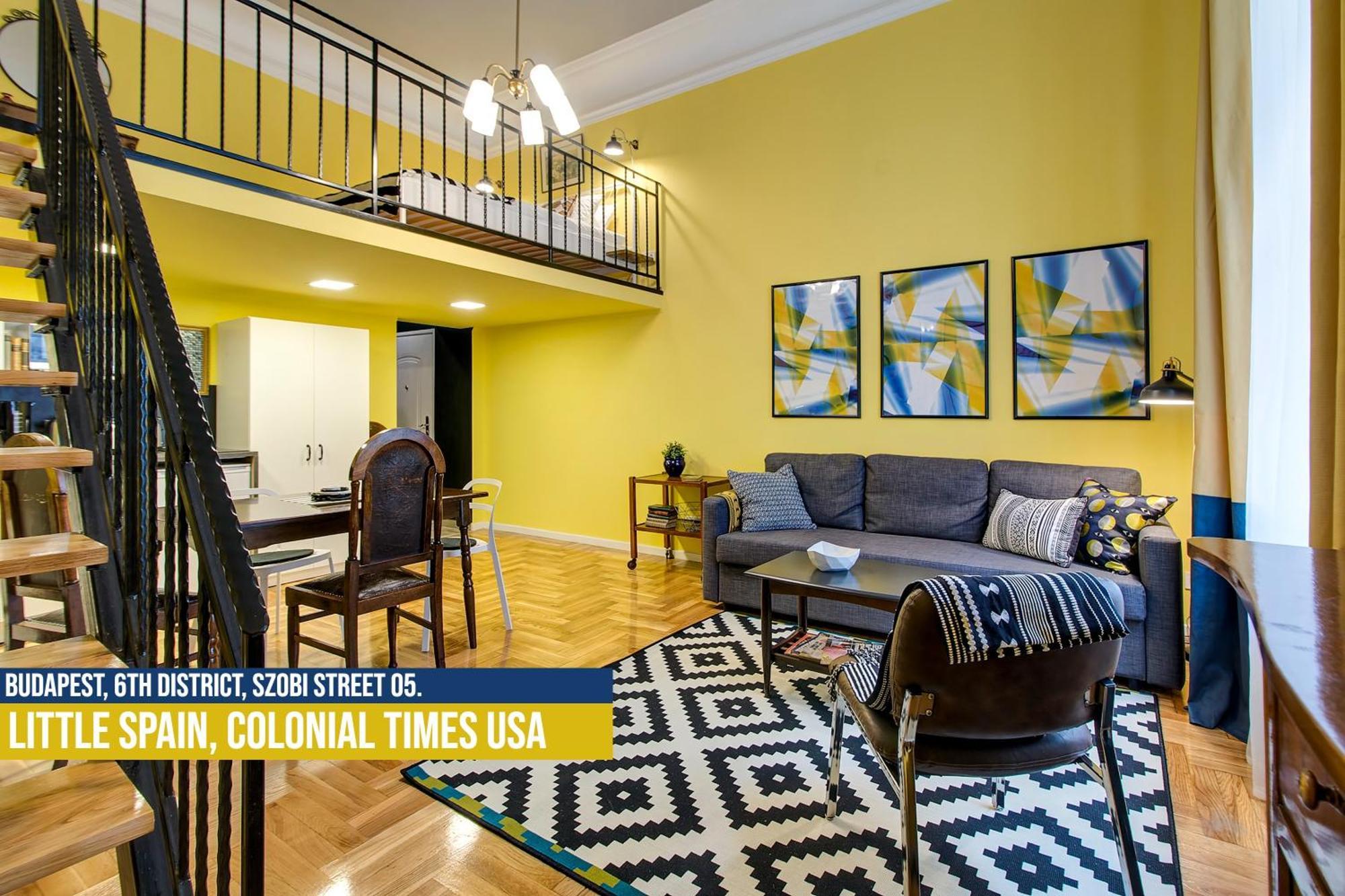 Little Americas Usa Colonial Times Apartments บูดาเปสต์ ภายนอก รูปภาพ