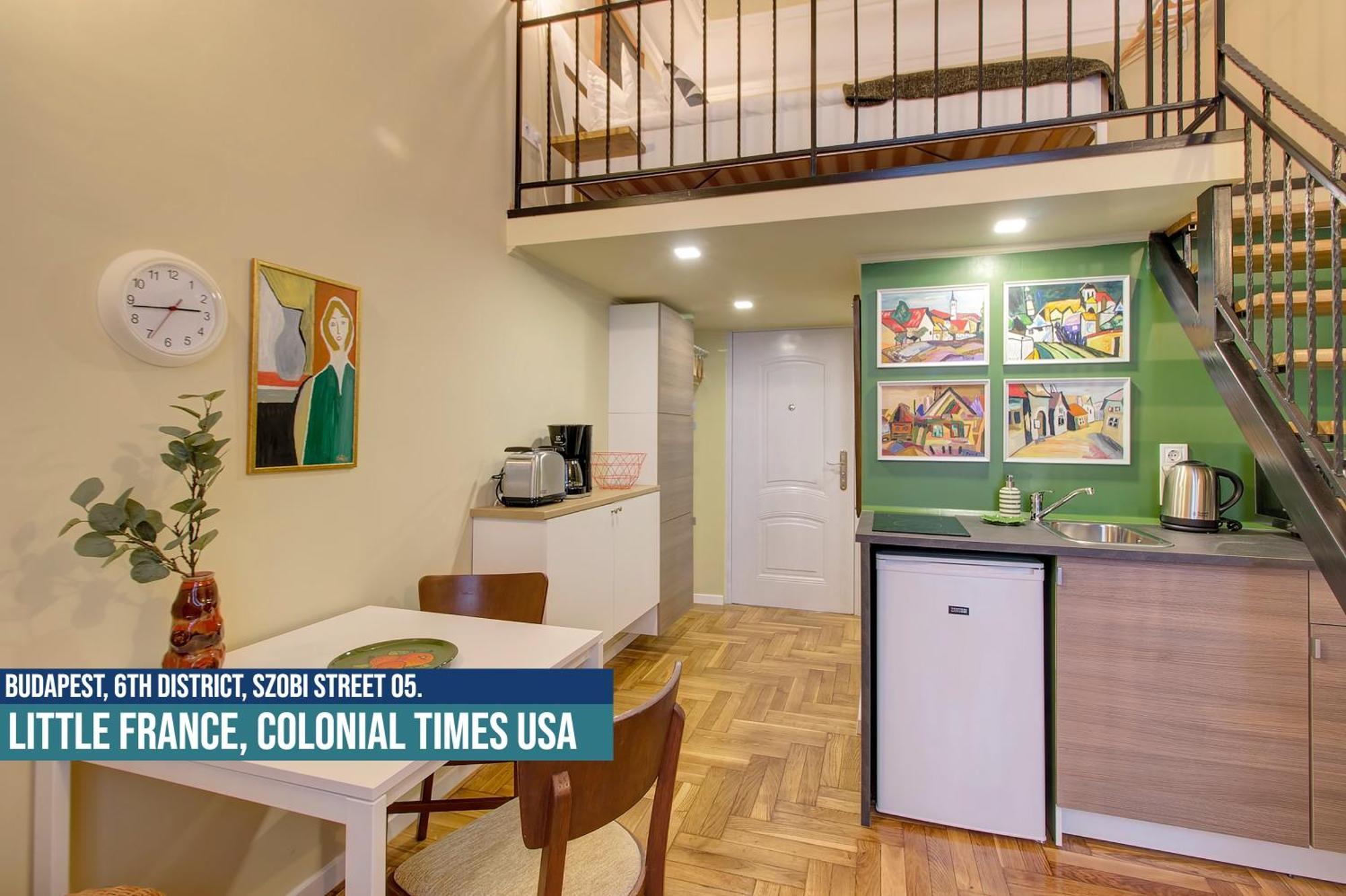 Little Americas Usa Colonial Times Apartments บูดาเปสต์ ภายนอก รูปภาพ