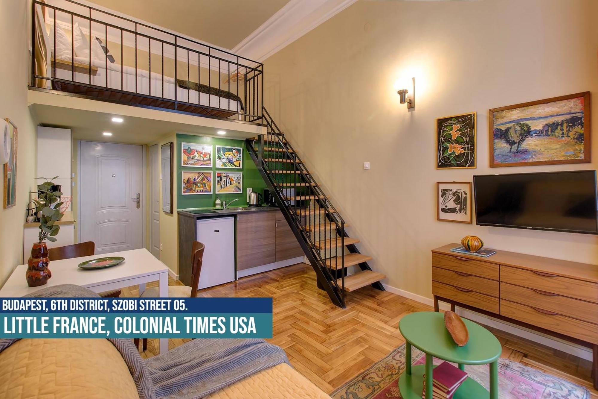 Little Americas Usa Colonial Times Apartments บูดาเปสต์ ภายนอก รูปภาพ