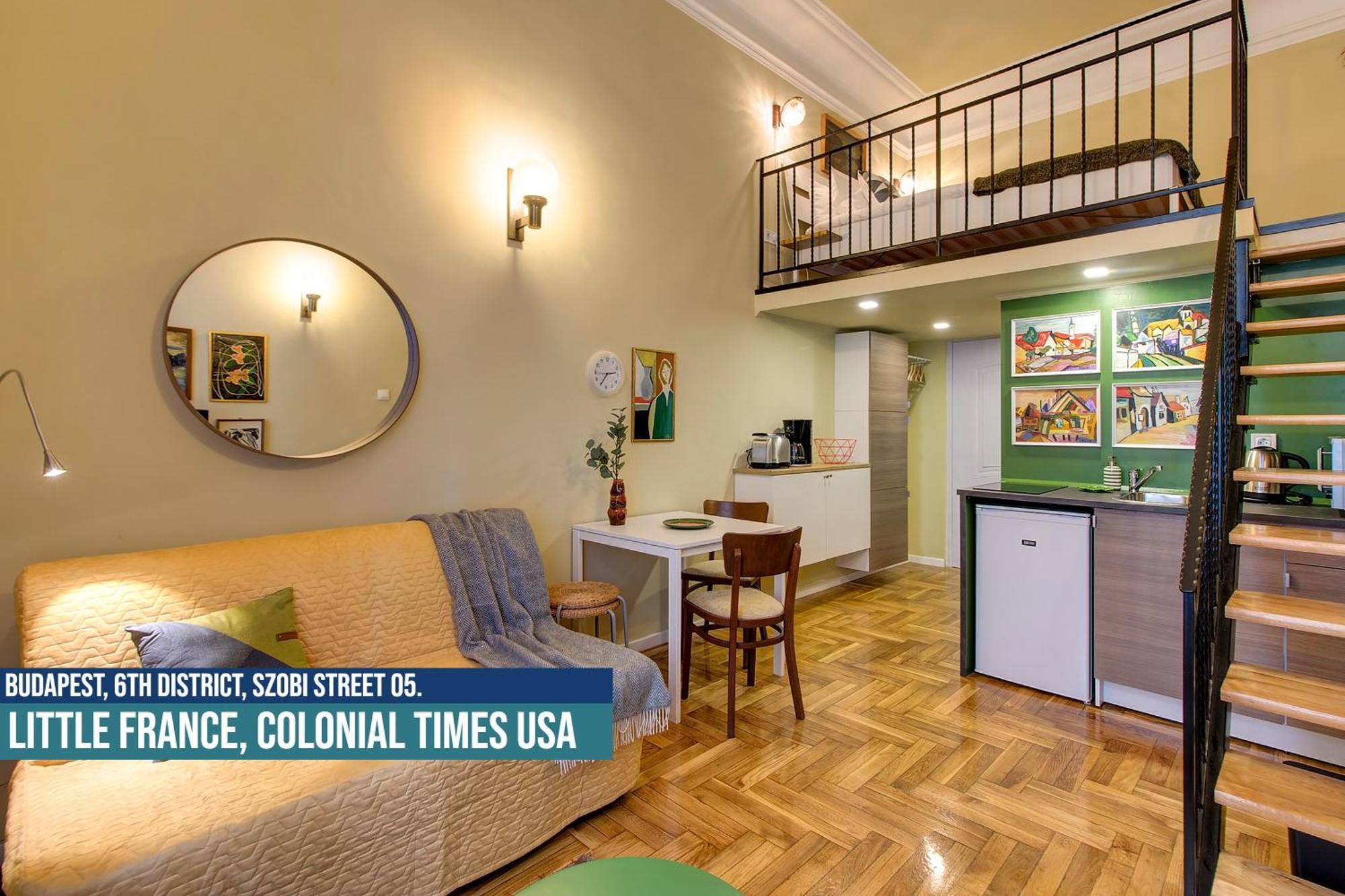 Little Americas Usa Colonial Times Apartments บูดาเปสต์ ภายนอก รูปภาพ